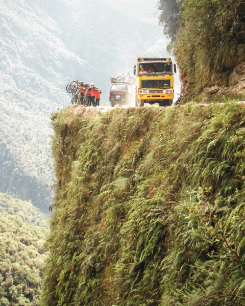North Yungus Road (AKA "The Death Road") near La Paz, Bolivia