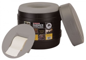 Road Trip Packing List: Van Life Packing List: Reliance products hassock portable lightweight self-contained toilet