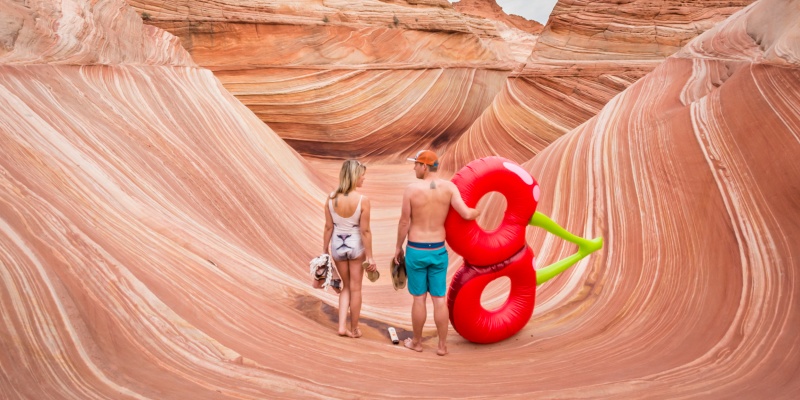 Visit The Wave in Coyote Buttes, Arizona, USA by Wandering Wheatleys