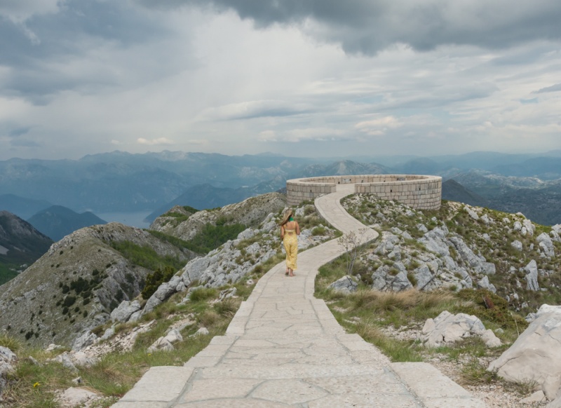 Viewpoint at Njegos Mausoleum in Lovćen National Park, Montenegro