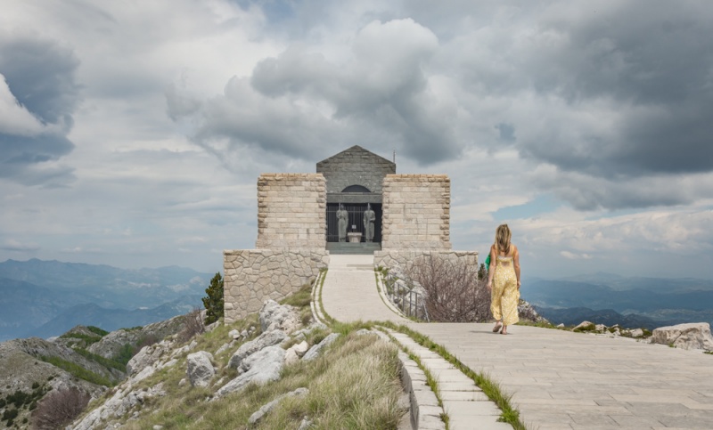 Njegos Mausoleum in Lovćen National Park, Montenegro