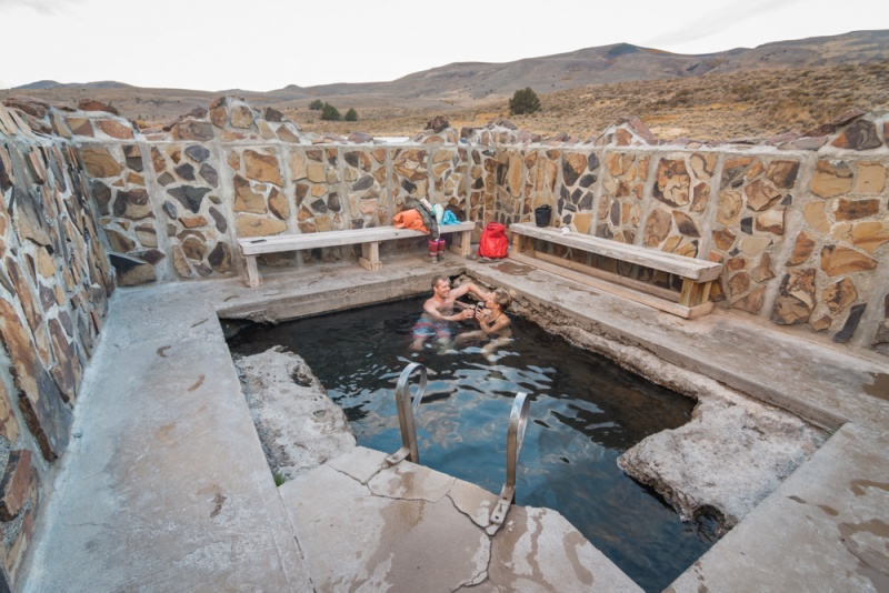 The Best Hot Springs in the USA: Best Hot Springs in America: Hart Mountain Hot Springs, Oregon