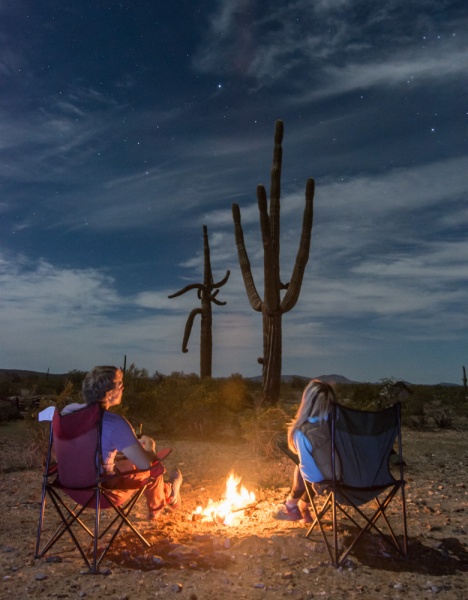 Alternatives to the US National Parks: Explore the USA: Sonoran Desert Campfire