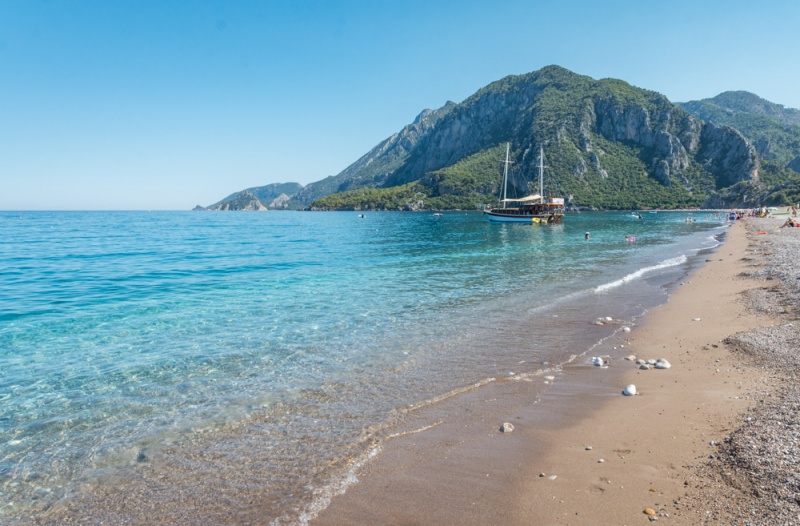Southern Turkey Riviera: The Best Beaches in Southern Turkey: Pristine Cirali Beach in Turkey by Wandering Wheatleys
