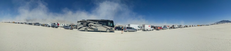 Burning Man First Time: Burning Man Tips for First-Timers: Traffic at Burning Man by Wandering Wheatleys