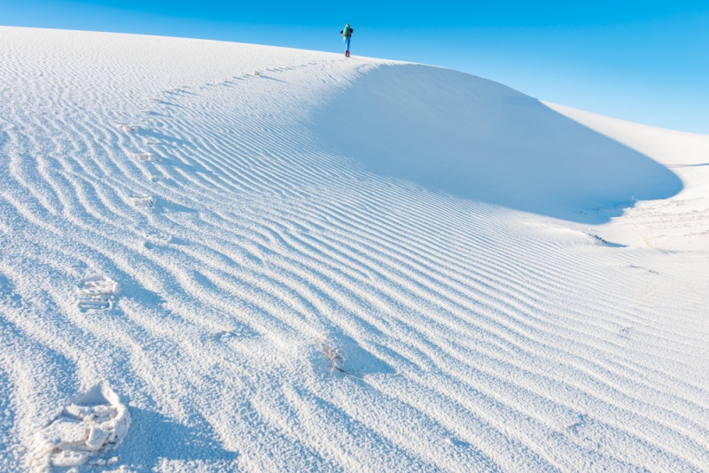 Alternatives to the US National Parks: Explore the USA: Hiking in White Sands National Monument, New Mexico by Wandering Wheatleys