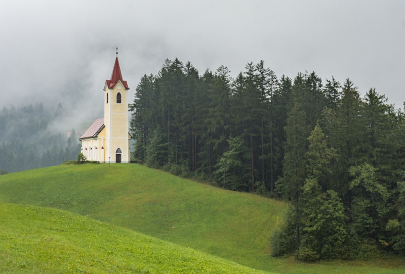 Things to do in Slovenia: What to do in Slovenia: Church in Slovenia by Wandering Wheatleys