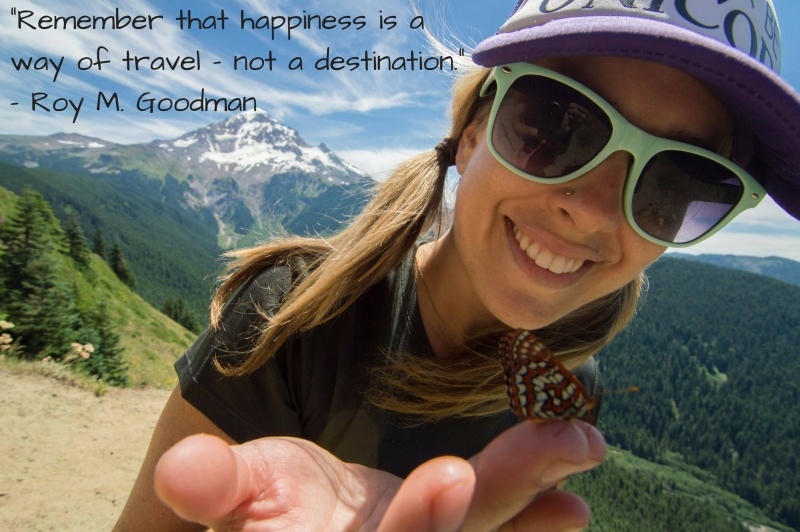 Inspirational Travel Quotes and Inspirational Quotes: “Remember that happiness is a way of travel – not a destination.” – Roy M. Goodman