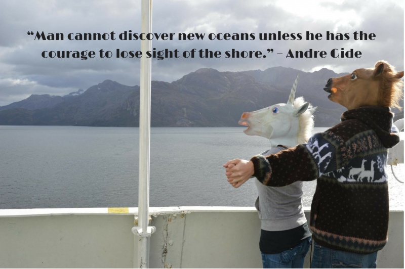 Inspirational Travel Quotes and Inspirational Quotes: “Man cannot discover new oceans unless he has the courage to lose sight of the shore.” – Andre Gide