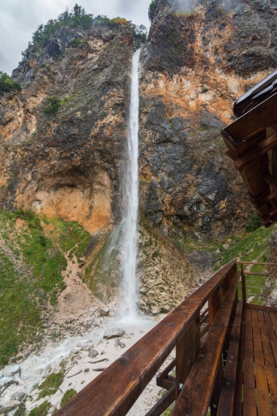 Best Day Hikes in Slovenia: Hiking Slovenia: Rinka Waterfall in Logar Valley, Slovenia by Wandering Wheatleys