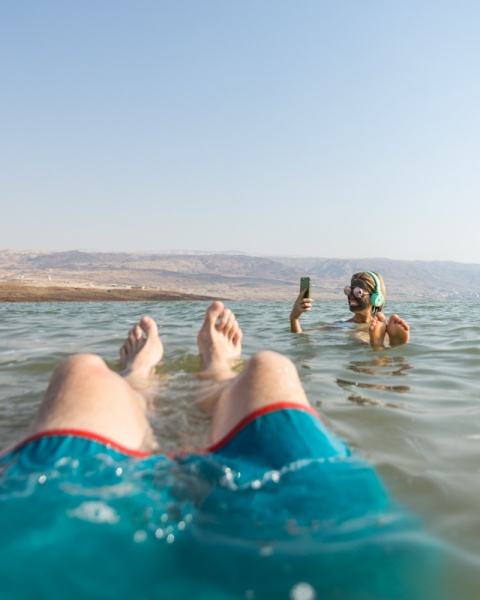 The Best Places to Visit in Jordan: Tourist Attractions: Floating in the Dead Sea, Jordan by Wandering Wheatleys
