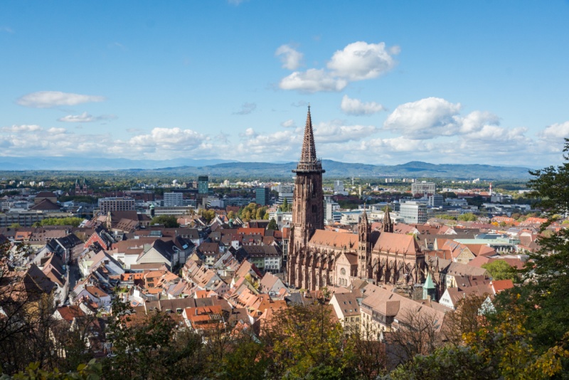 Southern Germany Road Trip: Southern Germany Itinerary: Freiburg skyline, Black Forest, Germany by Wandering Wheatleys