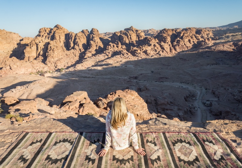 Guide to the Lost City of Petra, Jordan: View from the High Place of Sacrifice, Petra, Jordan by Wandering Wheatleys
