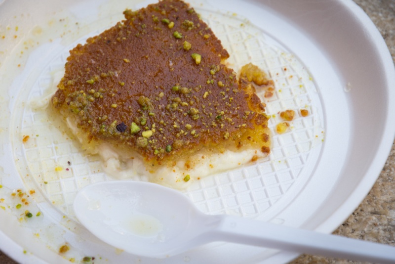 The Best Places to Visit in Jordan: Tourist Attractions: Knafeh from Habibah Sweets, Amman, Jordan by Wandering Wheatleys