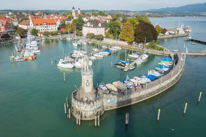 Southern Germany Road Trip: Southern Germany Itinerary: Lindau Harbor, Lake Bodensee, Germany by Wandering Wheatleys