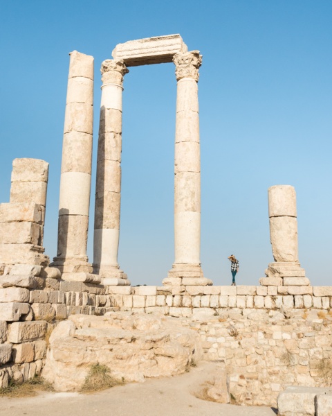 The Temple of Hercules, The Citadel, Amman, Jordan by Wandering Wheatleys