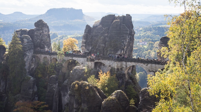 Best Places to Visit in Germany: Highlights of Germany: Bastei Bridge in Saxon-Switzerland, Germany by Wandering Wheatleys