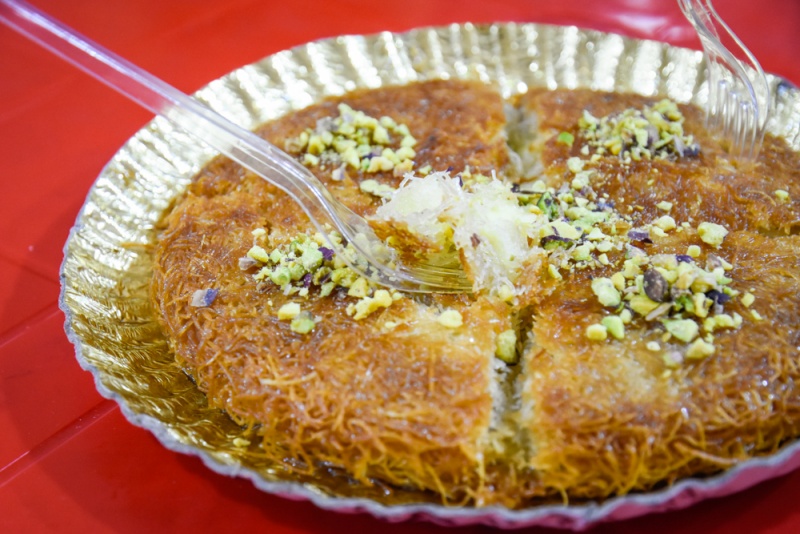 Things to Do in Alexandria, Egypt: Best Places in Alexandria: Kunafa at Sweets Syrian Palace, Alexandria, Egypt by Wandering Wheatleys