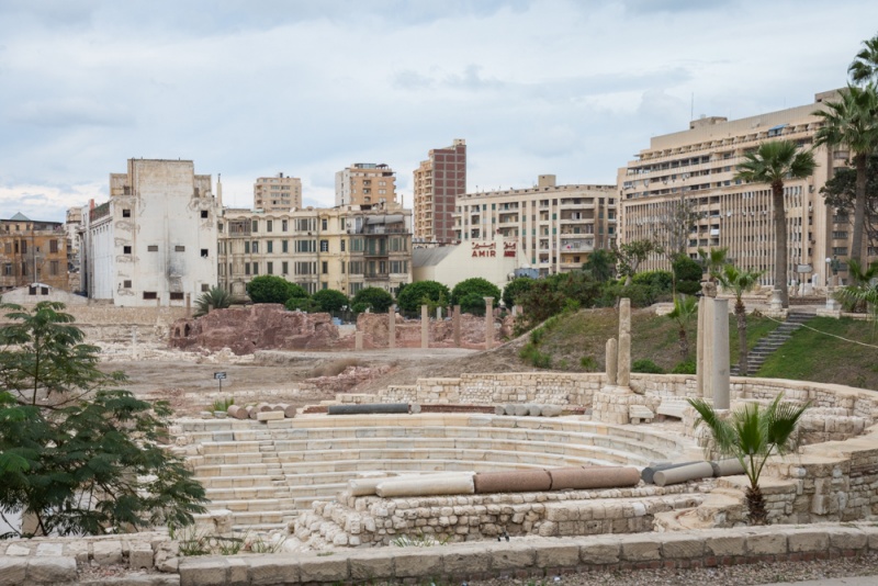 Things to Do in Alexandria, Egypt: Best Places in Alexandria: Roman Amphitheater, Alexandria, Egypt by Wandering Wheatleys