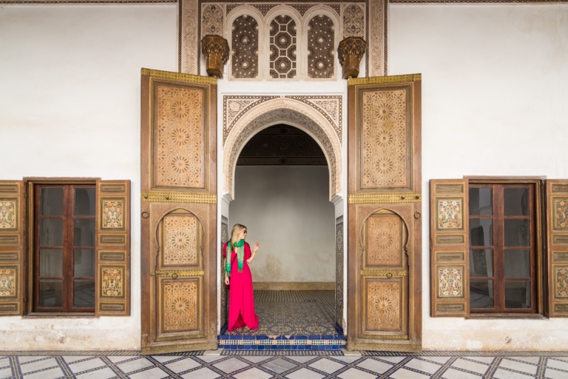 Top Things to do in Marrakech, Morocco: Best Things to do in Marrakech: Doorway in the Palace of Bahia, Marrakech, Morocco by Wandering Wheatleys