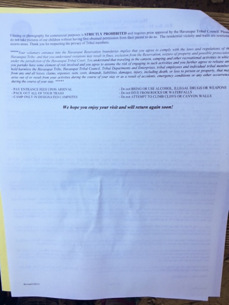 Havasu falder generel information - Side 3 af vandrende hvedelys