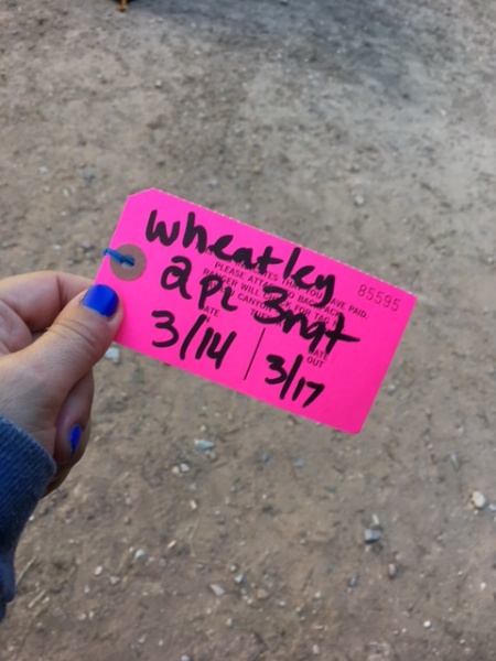 Tent permit for Havasu Falls by Wandering Wheatleys