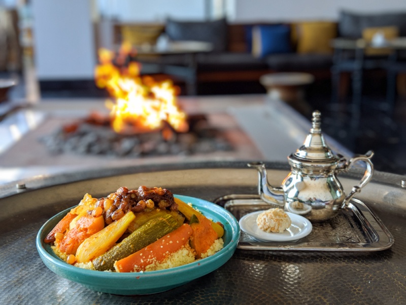 Lamb Couscous at Mint Restaurant, Four Seasons Hotel, Casablanca, Morocco by Wandering Wheatleys
