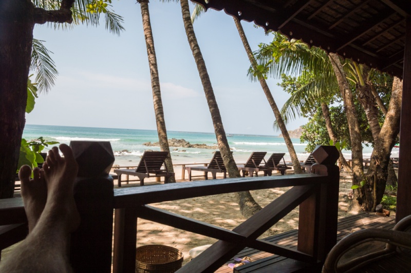 Top Myanmar Destinations: The Best Places to Visit in Myanmar: View from our Bungalow on Ngapali Beach, Myanmar by Wandering Wheatleys
