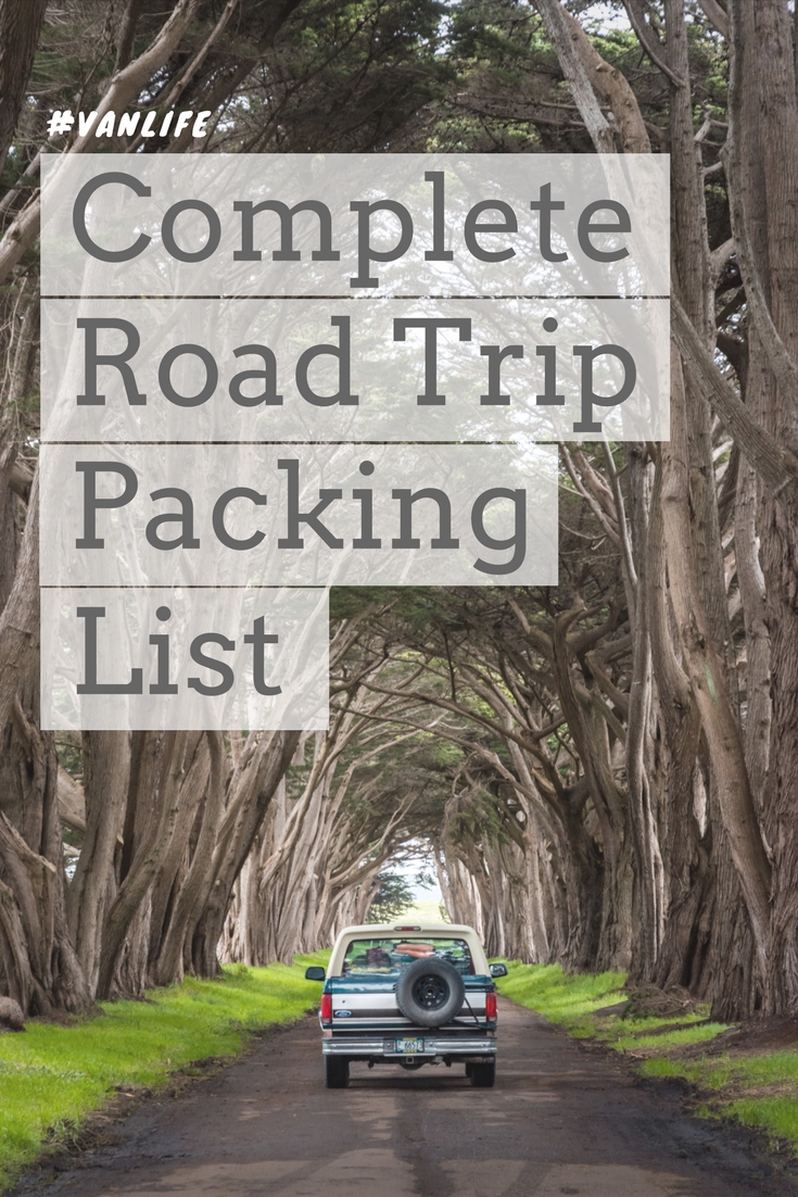 Complete Road Trip Packing List by Wandering Wheatleys