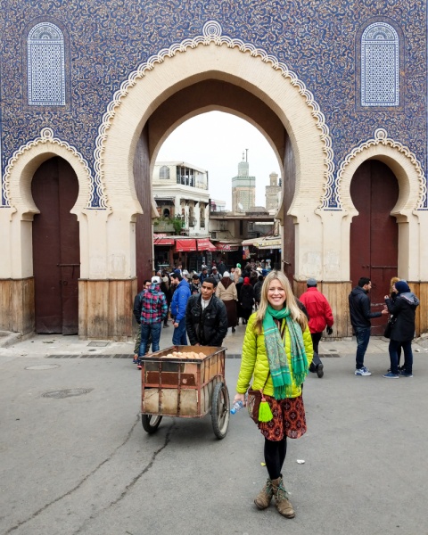 The Best Things to do in Fes, Morocco: Fes Tourist Attractions: Bab Boujloud, Fes, Morocco by Wandering Wheatleys