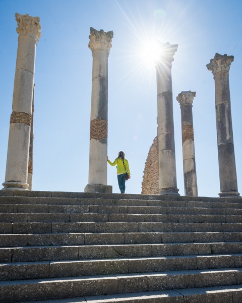Capitoline Temple of Volubilis, Morocco by Wandering Wheatleys