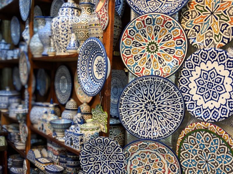 The Best Things to do in Fes, Morocco: Fes Tourist Attractions: Shopping Guide for Morocco What to Buy and How Much to Spend: Ceramics in the Medina