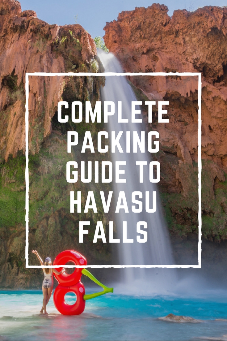 Havasu Falls Packing List by Wandering Wheatleys