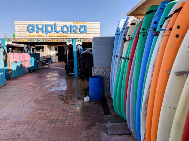 What to do in Essaouira: Best Things to do in Essaouira, Morocco: Surf shop in Essaouira, Morocco by Wandering Wheatleys