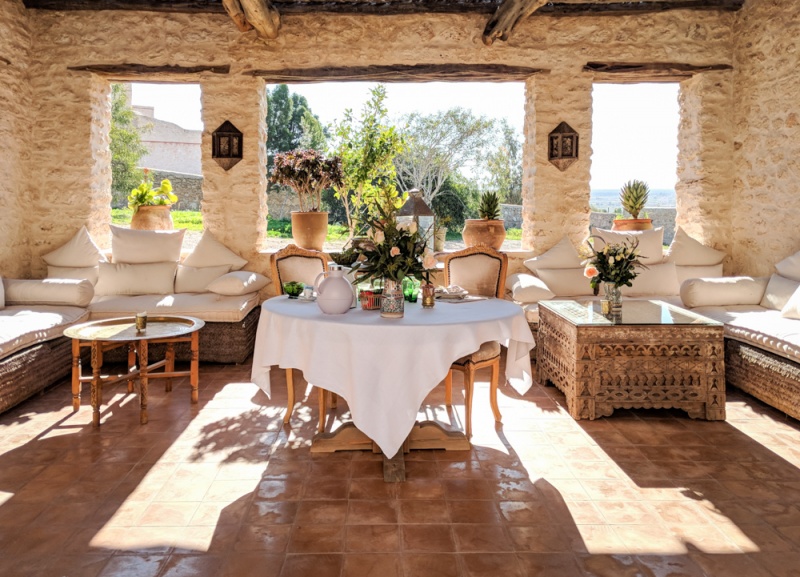What to do in Essaouira: Best Things to do in Essaouira, Morocco: Terrace at Villa Anouk, Essaouira, Morocco by Wandering Wheatleys