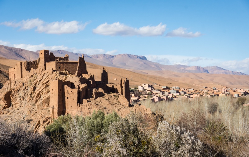 Eastern Morocco Road Trip: Moroccan Desert: Kasbah in Dades Gorges, Morocco by Wandering Wheatleys