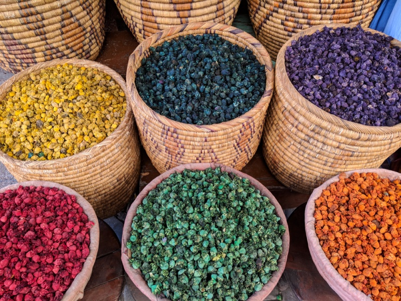 Shopping Guide for Morocco What to Buy and How Much to Spend: Colorful Teas