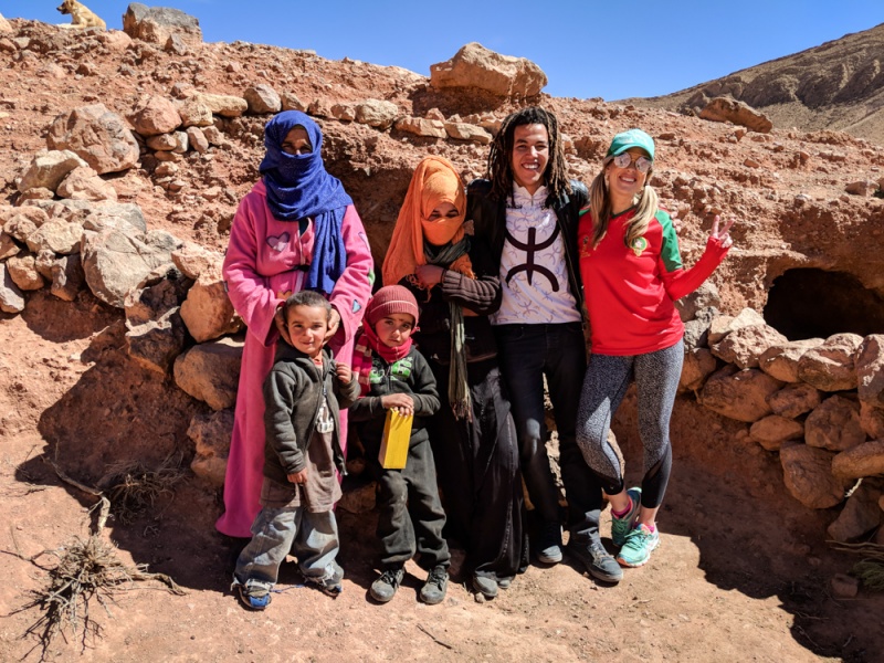 Eastern Morocco Road Trip: Moroccan Desert: Nomad Family, Dades Gorge, Morocco by Wandering Wheatleys