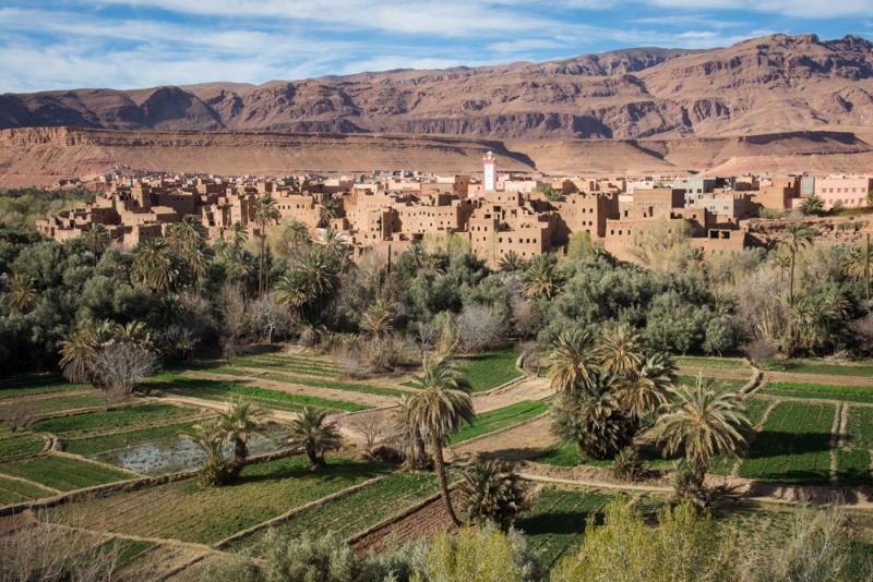 Eastern Morocco Road Trip: Moroccan Desert: Valley near Todra Gorges, Morocco by Wandering Wheatleys