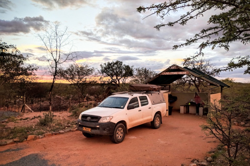 Namibia Self Drive Itinerary: Namibia Road Trip: Oppi-Koppi Rest Camp, Namibia by Wandering Wheatleys