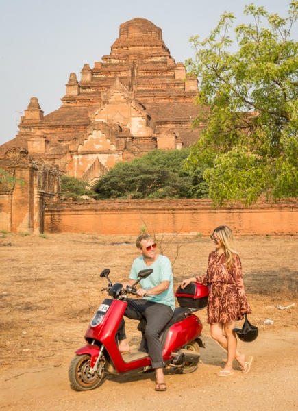 Top Myanmar Destinations: The Best Places to Visit in Myanmar: Electric Bike, Bagan, Myanmar