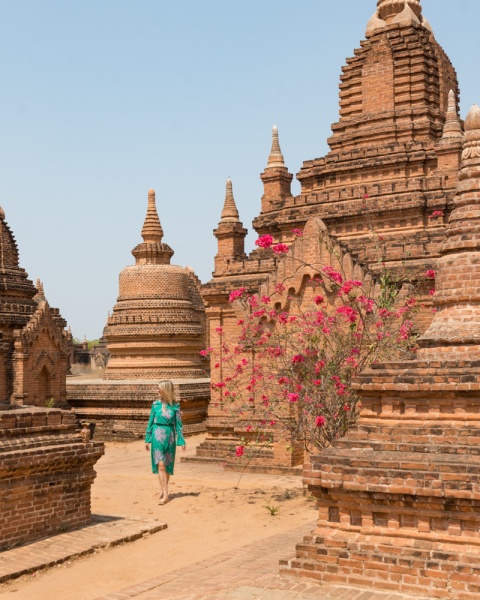 Pagodas in Bagan, Myanmar