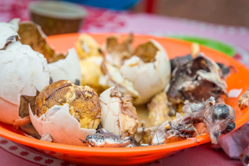 Best Food to Eat in the Philippines: Balut (Fertilized Duck Egg)