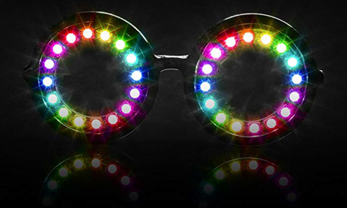 Best LED Glasses for Burning Man at Night