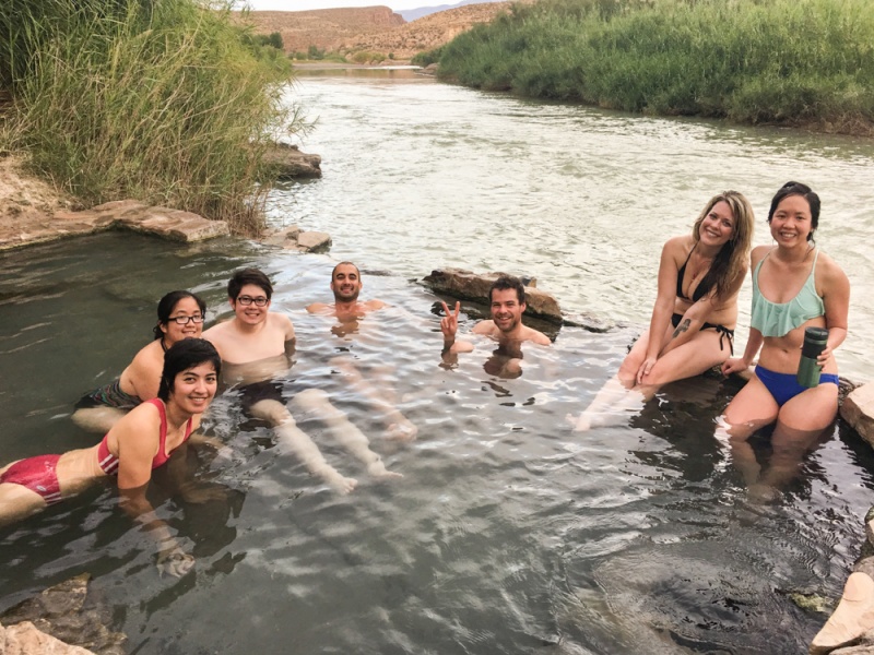 The Best Hot Springs in the USA: Best Hot Springs in America: Boquillas Hot Springs, Big Bend National Park, Texas. By Wandering Wheatleys