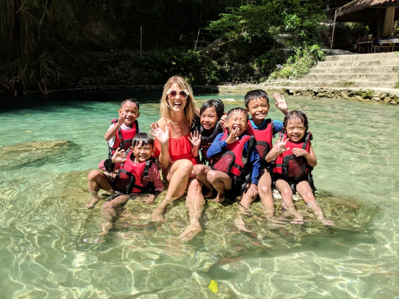 Things to Know Before Visiting the Philippines: Tips for Visiting: Filipino Kids at Kawasan Falls