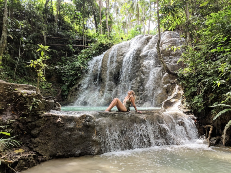 Siquijor Island Philippines: Things to do on Siquijor Island: Lugnason Falls, Siquijor, Philippines