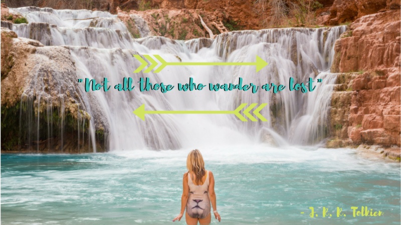 Inspirational Travel Quotes: "Not all those who wander are lost"- J. R. R. Tolkien