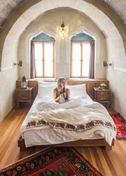 The Best Things to do in Cappadocia, Turkey: Sleep in a Cave Hotel