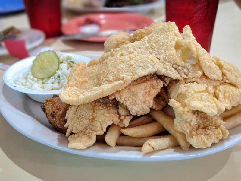 What To Eat in New Orleans: Middendorf's Thin Fried Catfish